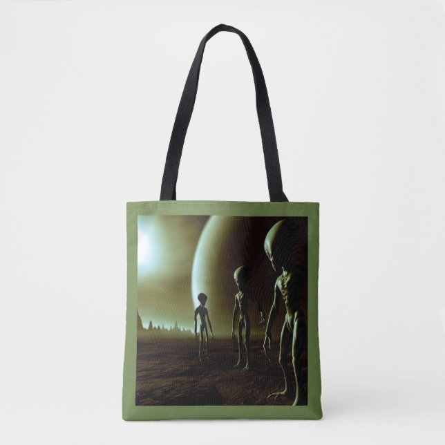 Bolsa Tote ALIENS de Cinzas SF 1 (Frente)