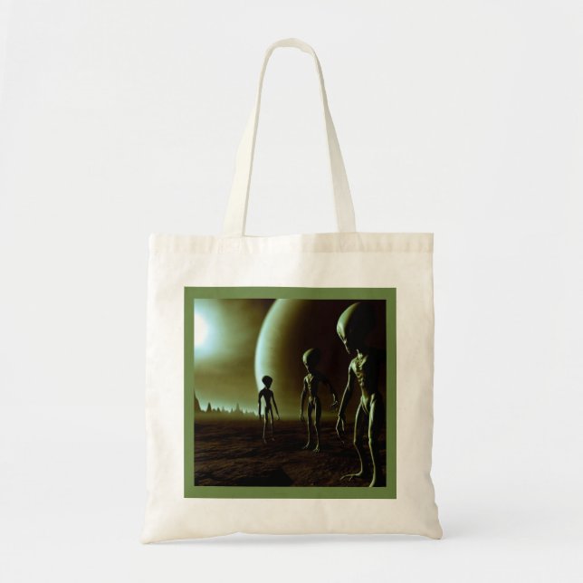 Bolsa Tote ALIENS de Cinzas SF 1 (Frente)