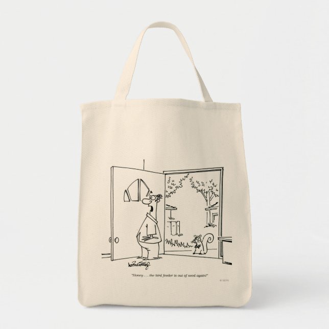 Bolsa Tote Alimentador vazio do pássaro (Frente)