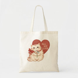 Bolsa Tote All My Love Tabby Cat
