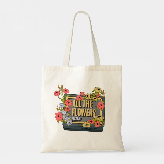 Bolsa Tote All the Flowers Festival  (Verso)