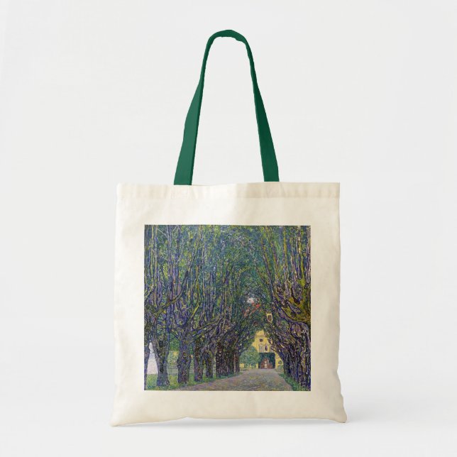 Bolsa Tote Allee em Schloss Kammer, Gustav Klimt (Frente)