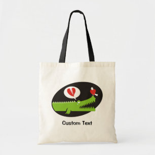 Bolsa Tote Alligador no Love Tote Bag