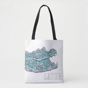 Bolsa Tote Alligador posterior