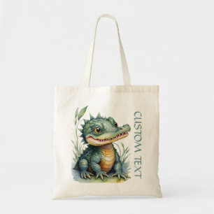 Bolsa Tote Alligator Crocodile Baby Animal Cylcolor School