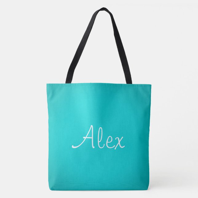 Bolsa Tote Alluring Aqua (Frente)