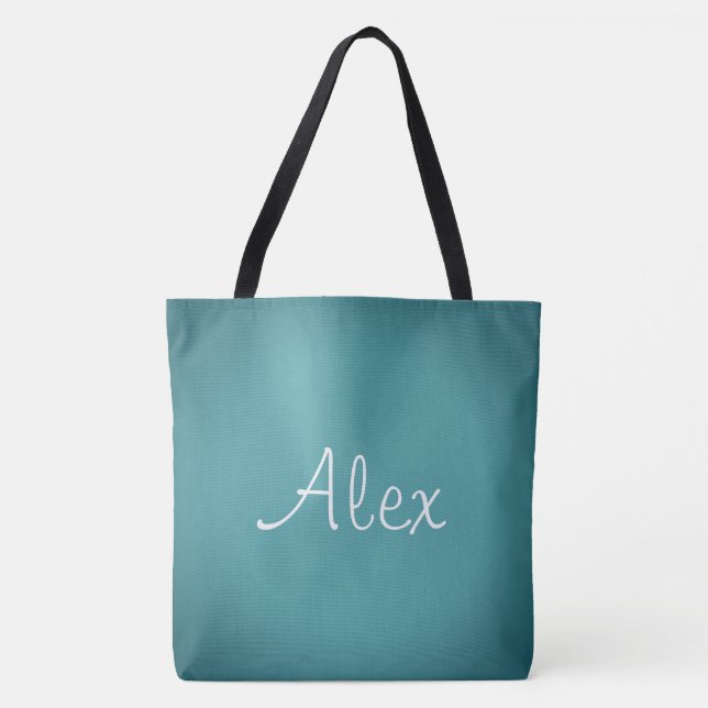 Bolsa Tote Alluring Aqua (Frente)