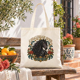 Bolsa Tote Alma Andaluza Cavalo Fogo Espanhol