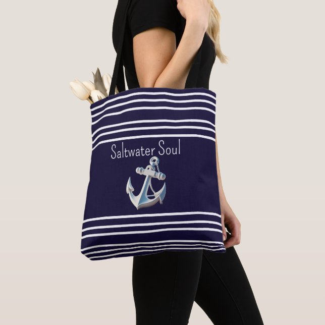 Bolsa Tote Alma de água salgada (Close Up)