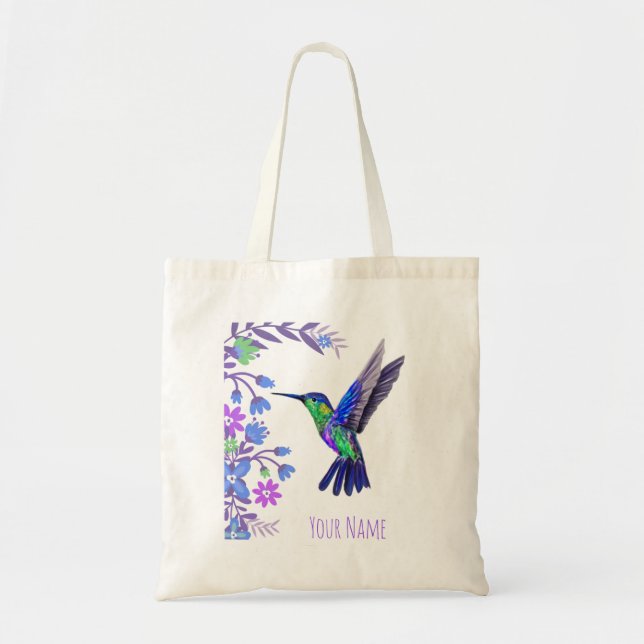 Bolsa Tote Almofadas de aves Design de beija-flores (Frente)