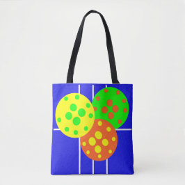 Bolsa Tote Almôndegas de cor clara.