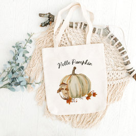Bolsa Tote Alô Bonito Abóbora Pumpkin Mushroom Cozy Fall