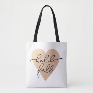 Bolsa Tote Alô, Fall Love Heart