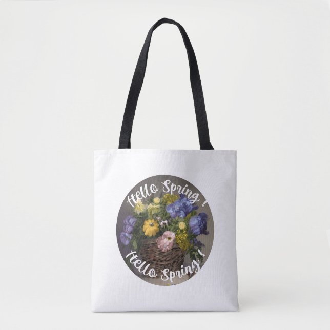 Bolsa Tote Alô - Sinal de Primavera (Frente)