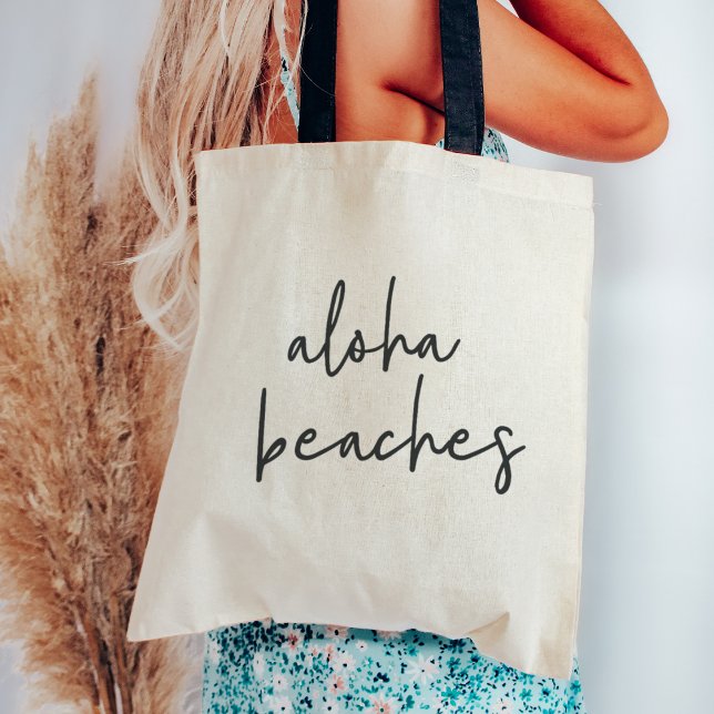 Bolsa Tote Aloha Beaches (Criador carregado)