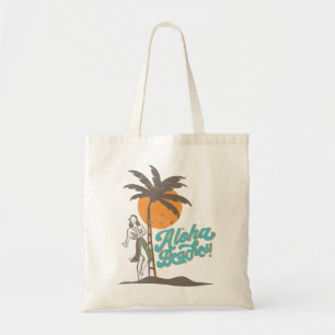 Bolsa Tote Aloha Beaches Hula Girl Hawaii Retro