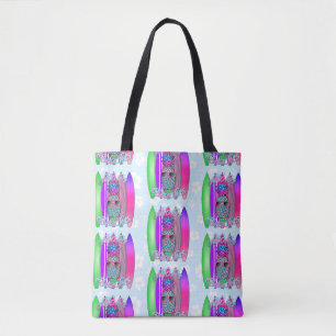 Bolsa Tote Aloha Beaches Surf Tropical Abacaxi