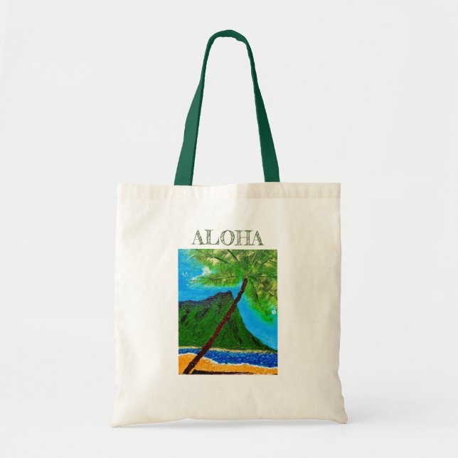 Bolsa Tote Aloha Diamond Head Tote Bag (Frente)