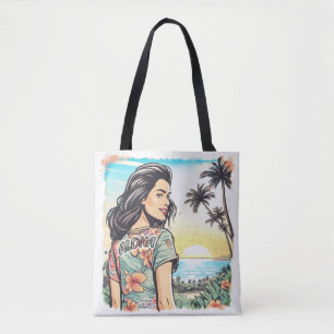 Bolsa Tote Aloha Girl