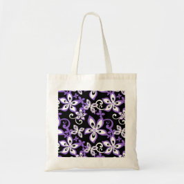 BOLSA TOTE ALOHA HAWAII (PRETO/PURPLE)