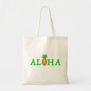 Bolsa Tote ALOHA Ilha Tropical Havaiana Abacaxi Tote Bag