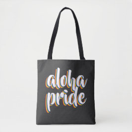 Bolsa Tote Aloha Is Aloha Rainbow Pride Hawaii