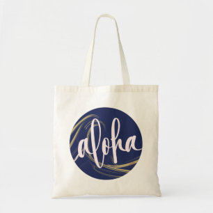Bolsa Tote Aloha Kai Ocean (parte de trás em branc