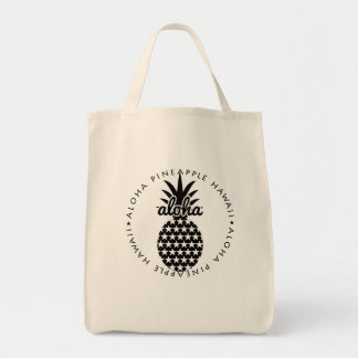 Bolsa Tote aloha pineapple hawaii shoppingbag