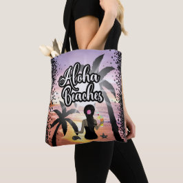 Bolsa Tote Aloha praias sol e praia personalizados