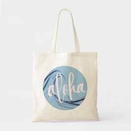 Bolsa Tote Aloha Tote Bag Kai Ocean Lt Blue (vazio de volta)