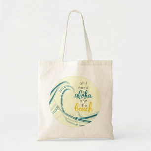 Bolsa Tote Aloha Tote Bag Tudo o que Preciso é Aloha (verso e