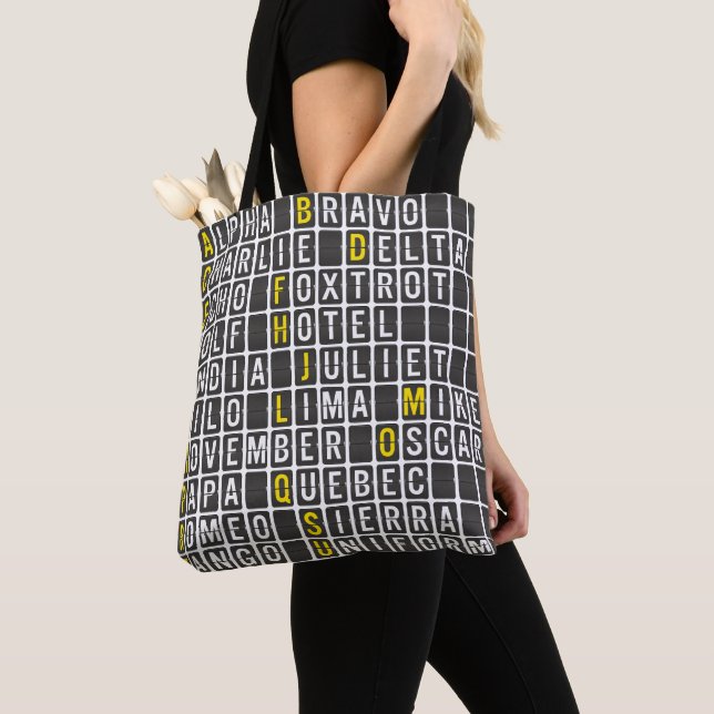 Bolsa Tote Alpha-Bravo-Charlie (Close Up)