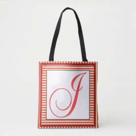 BOLSA TOTE ALPHABET J MONOGRAM INICIAL