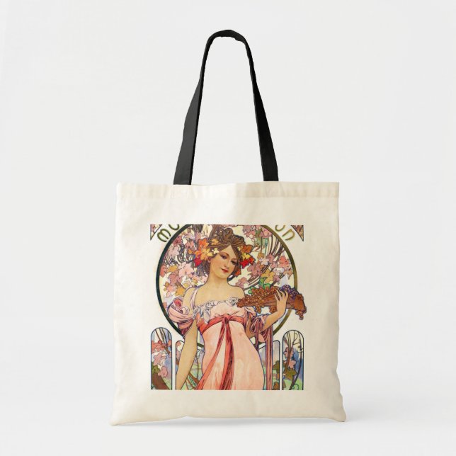 Bolsa Tote Alphonse Mucha (Frente)
