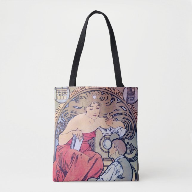Bolsa Tote Alphonse Mucha (Frente)