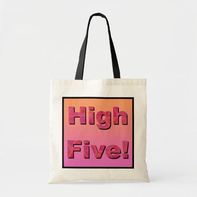 Bolsa Tote Alto Cinco! (Frente)