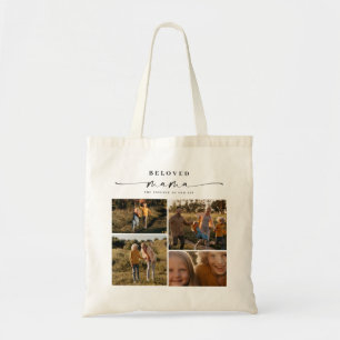 Bolsa Tote Amada Mãe Feliz Colagem de Fotos de Dia de as mães