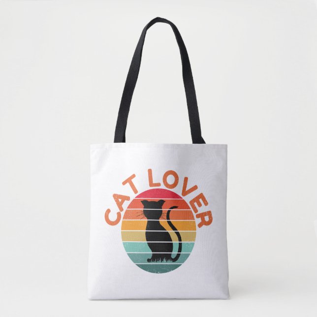 BOLSA TOTE AMANTE DE GATOS (Frente)