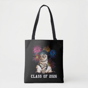 Bolsa Tote Amante de Gatos da Turma de 2026