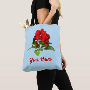 Bolsa Tote Amante de Pensamentos Florais Personalizado