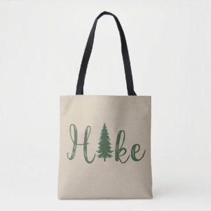 Bolsa Tote Amante de pinheiros com logotipo Hike