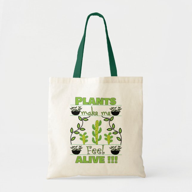 Bolsa Tote Amante de Plantas (Frente)