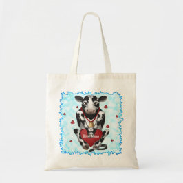 Bolsa Tote Amante de Vaca