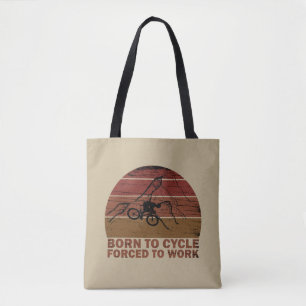 Bolsa Tote amantes de bicicleta de montanha