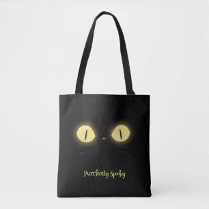 Bolsa Tote Amantes de Gato Puramente Spooky