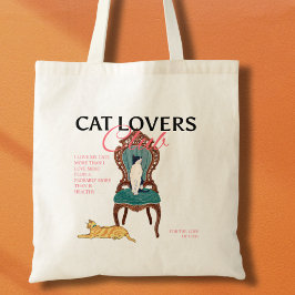 Bolsa Tote Amantes de Gato Retroativos