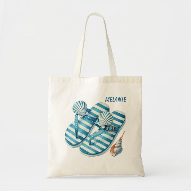Bolsa Tote Amantes de sacudir de praia bonitos e amantes acre (Frente)