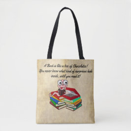 Bolsa Tote Amantes do livro de culinária engraçados e fofos, 
