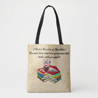 Bolsa Tote Amantes do livro de culinária engraçados e fofos,