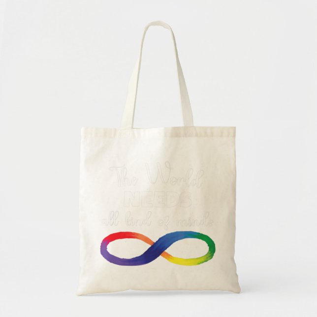 Bolsa Tote Amantes do Orgulho Autista, esta maravilhosa consc (Frente)